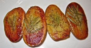 Rosemary Tattooed Potatoes